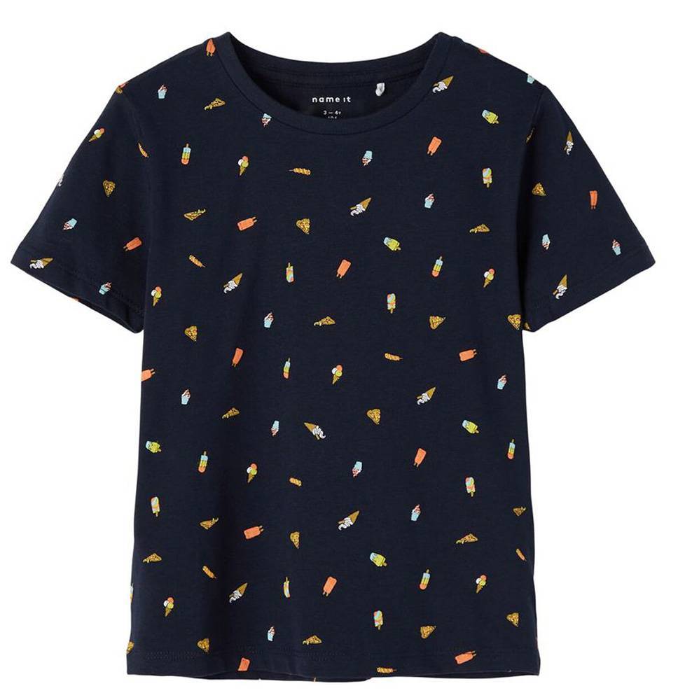 T-SHIRT NAME IT 13190406 NMMHABERT SS TOP ΣΚΟΥΡΟ ΜΠΛΕ (92 CM)-(2 ΕΤΩΝ)