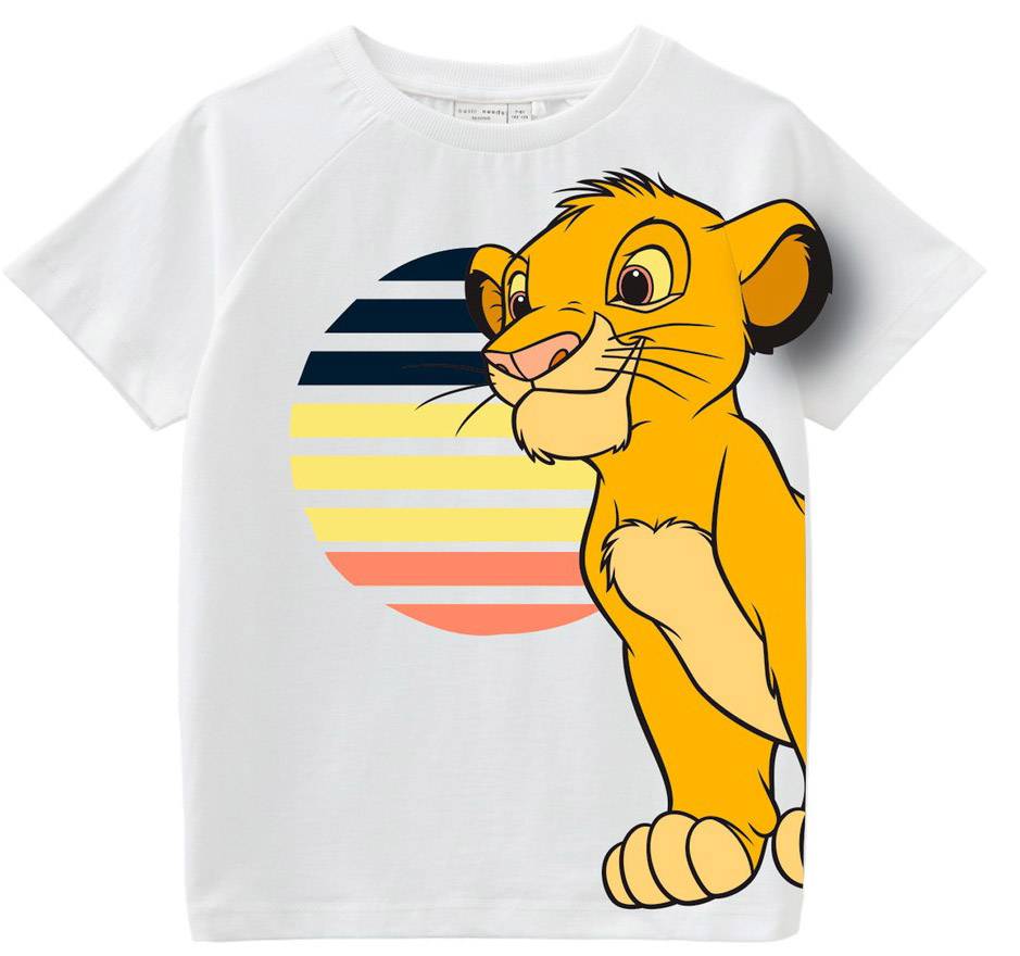 T-SHIRT NAME IT 13190457 NMMLIONKING MARCHELL ΛΕΥΚΟ (116 CM)-(6 ΕΤΩΝ) NAME IT