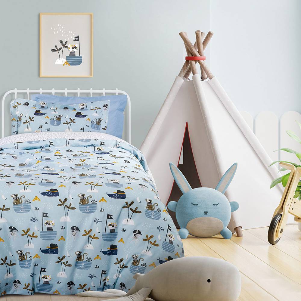 ΚΟΥΒΕΡΛΙ DAS HOME MONO KID ΓΑΛΑΖΙΟ/ΩΧΡΑ 160X240 ΣΧ.4748