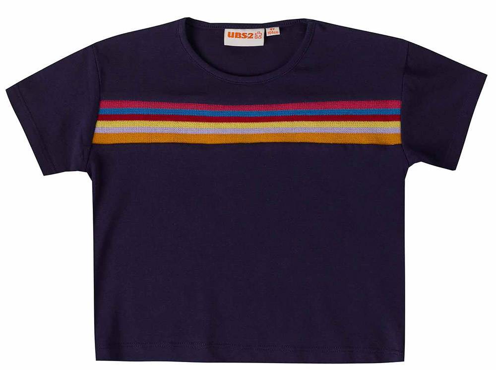 UBS2 T-SHIRT UBS2 E219321-999 ΣΚΟΥΡΟ ΜΠΛΕ (10 ΕΤΩΝ)-(140 CM)