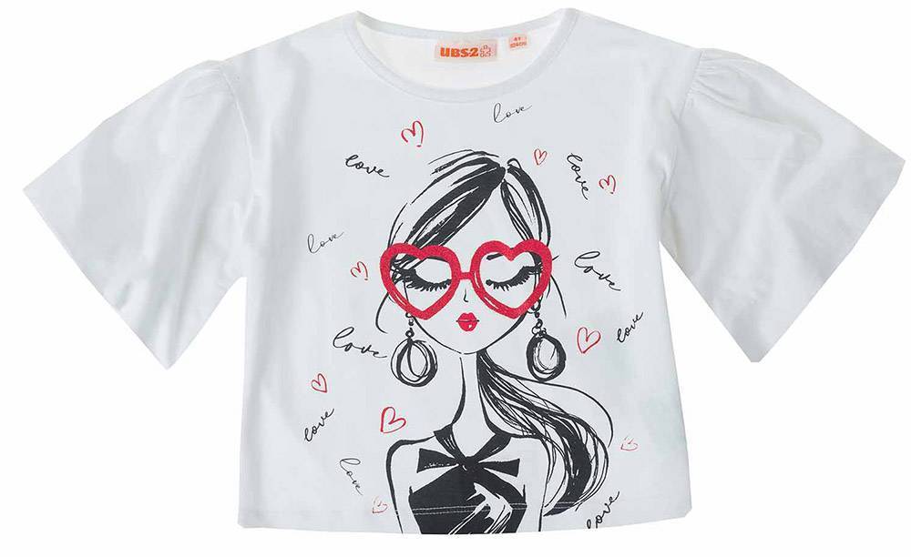 UBS2 TOP UBS2 E219330-999 ΛΕΥΚΟ (8 ΕΤΩΝ)-(128 CM)