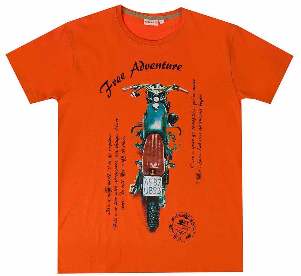 T-SHIRT UBS2 E219351-999 ΠΟΡΤΟΚΑΛΙ (6 ΕΤΩΝ)-(116 CM)