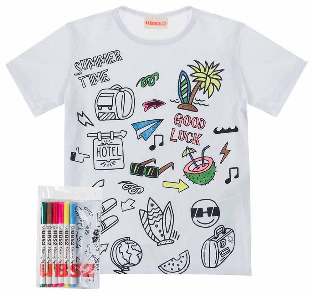 T-SHIRT UBS2 E219373-999 ΛΕΥΚΟ (4 ΕΤΩΝ)-(104 CM) UBS2