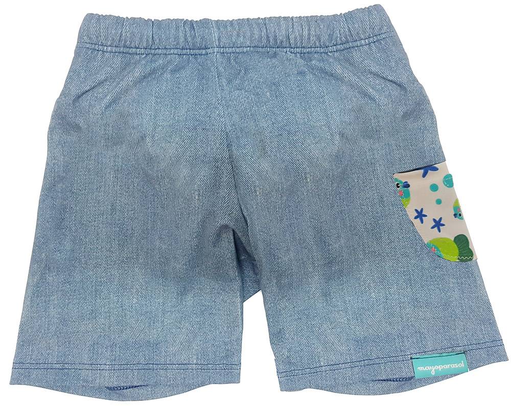 ΜΑΓΙΟ ΒΕΡΜΟΥΔΑ MAYOPARASOL ΜΕ UV ΠΡΟΣΤΑΣΙΑ BEBE COOL ΓΚΡΙ (18 ΜΗΝΩΝ- 81 CM)