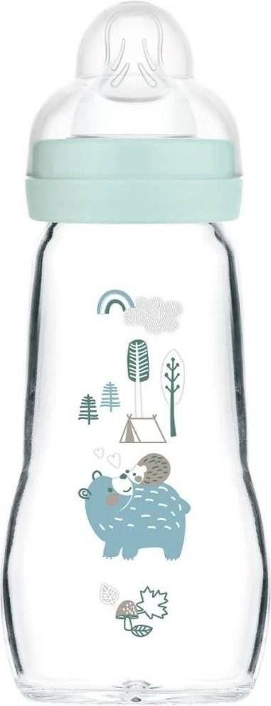 ΜΠΙΜΠΕΡΟ ΓΥΑΛΙΝΟ MAM FEEL GOOD ΜΕ ΘΗΛΗ ΣΙΛΙΚΟΝΗΣ (375SB) ΓΑΛΑΖΙΟ 260ML