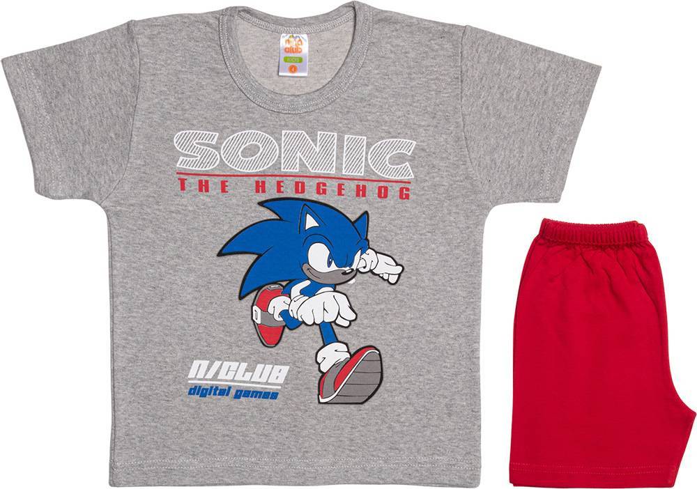 ΠΥΤΖΑΜΕΣ NINA CLUB 155 ΓΚΡΙ/ΚΟΚΚΙΝΟ (98-104CM)-(3 ΕΤΩΝ)