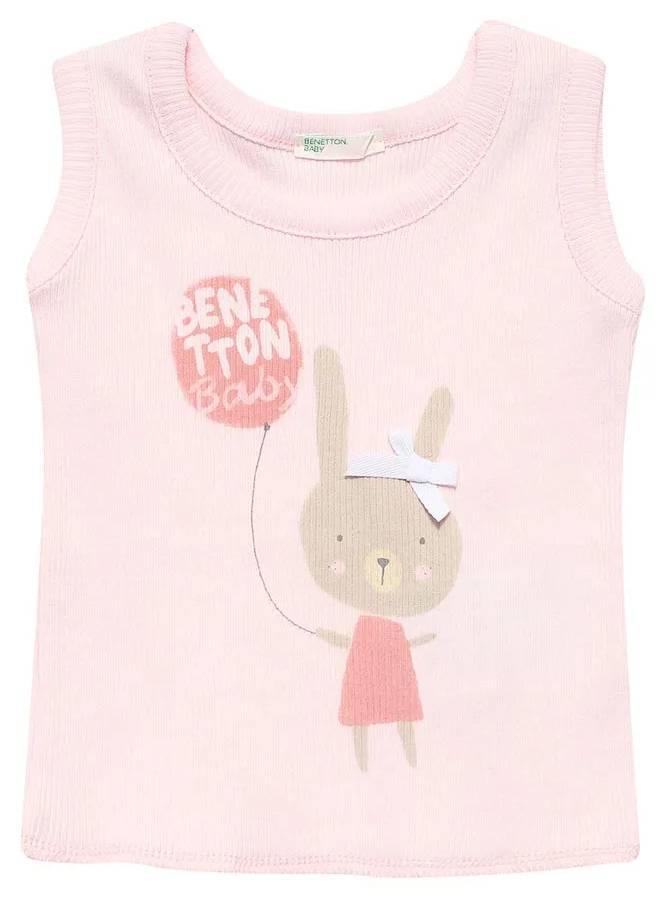 BENETTON ΦΑΝΕΛΑΚΙ BENETTON FOUNDATION BB S ΡΟΖ (3-6 ΜΗΝΩΝ)-(62 CM)