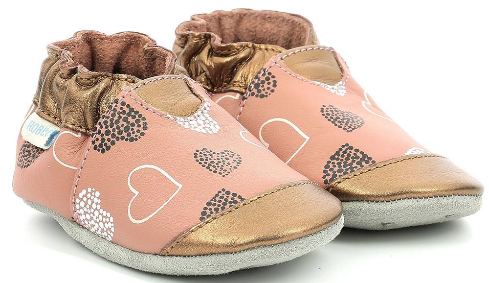 ΠΑΝΤΟΦΛΑΚΙΑ ROBEEZ HEARTS MOUNTAIN 874400 ΡΟΖ (EU:17/18) ROBEEZ