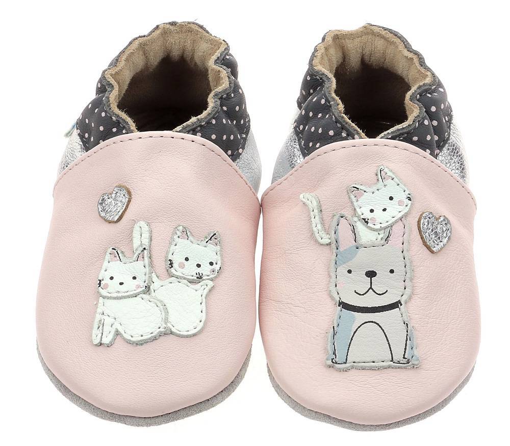 ΠΑΝΤΟΦΛΑΚΙΑ ROBEEZ CAT FRIENDS 874600 ΑΝΟΙΧΤΟ ΡΟΖ/ΑΣΗΜΙ (EU:28/29)