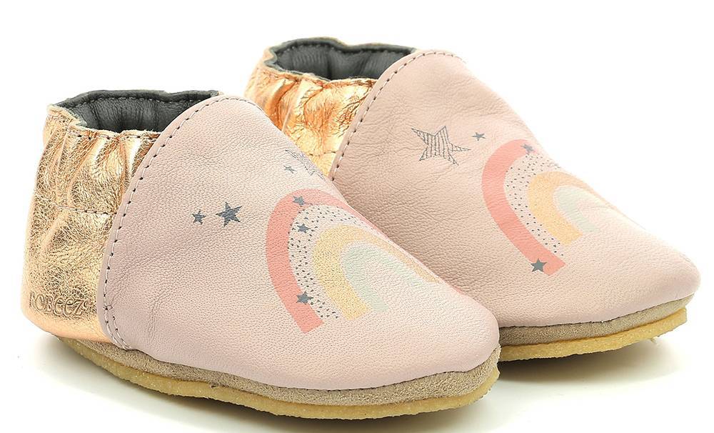 ΠΑΝΤΟΦΛΑΚΙΑ ROBEEZ MODERN RAINBOW 875110 ΡΟΖ ΧΡΥΣΟ (EU:17/18) ROBEEZ