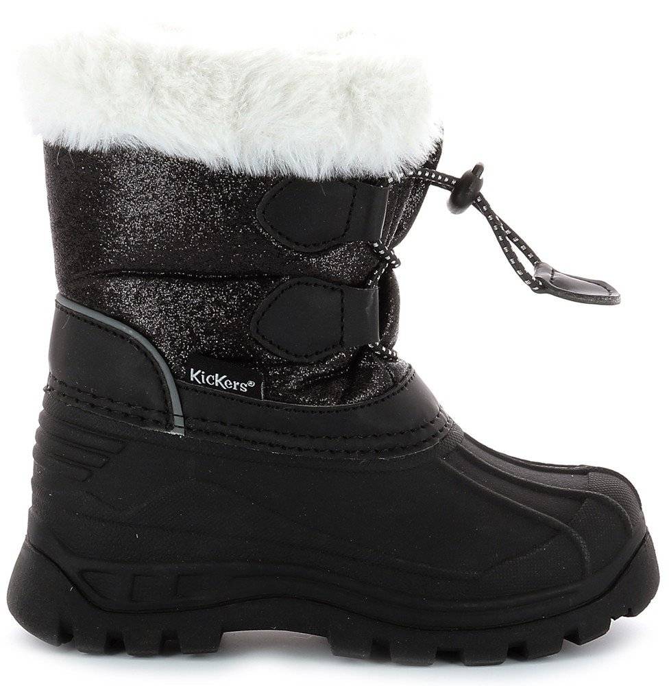 ΜΠΟΤΑΚΙ KICKERS SEALSNOW 653264 ΜΑΥΡΟ ΜΕΤΑΛΛΙΖΕ (EU:27)