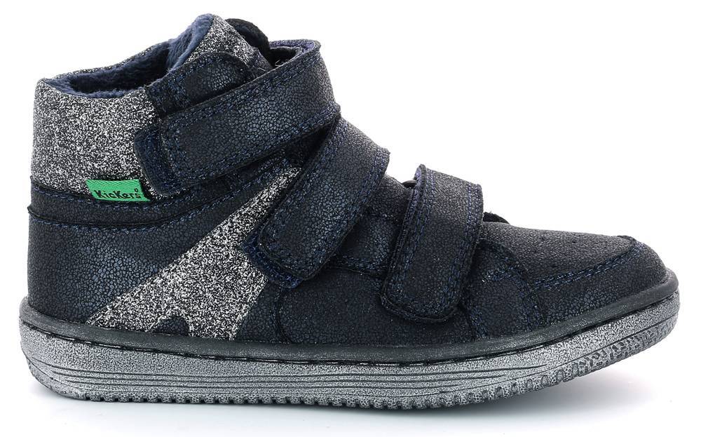 ΜΠΟΤΑΚΙ KICKERS LOHAN 739362 ΣΚΟΥΡΟ ΜΠΛΕ/ΑΣΗΜΙ (EU:22)