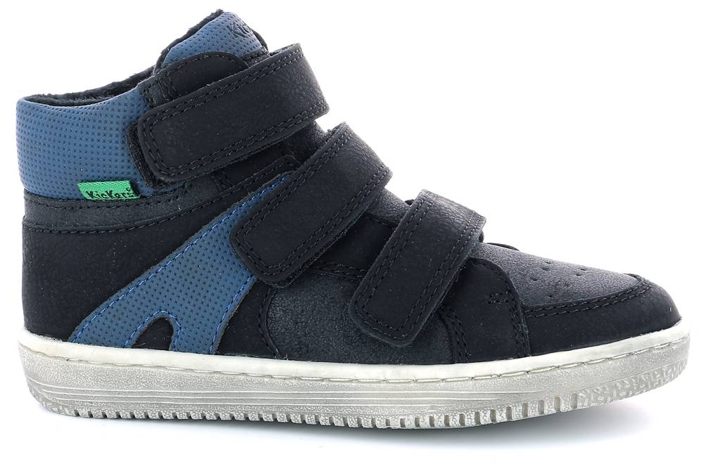 ΜΠΟΤΑΚΙ KICKERS LOHAN 739363 ΜΑΥΡΟ/ΜΠΛΕ (EU:24)
