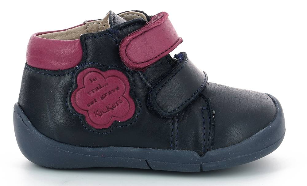 ΜΠΟΤΑΚΙ KICKERS WAKALLA 878480 ΣΚΟΥΡΟ ΜΠΛΕ/ΡΟΖ (EU:18)