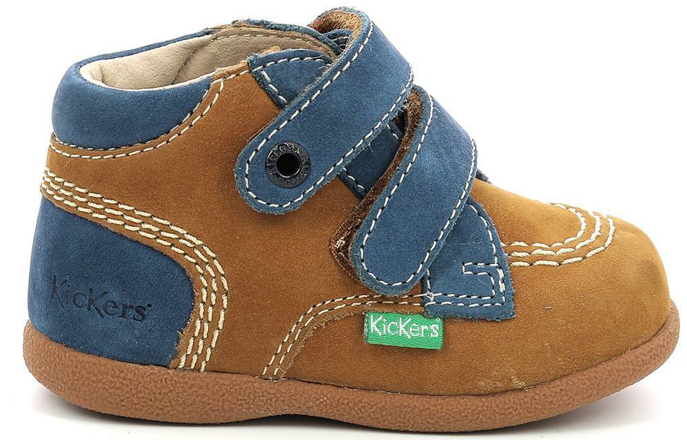 ΜΠΟΤΑΚΙ KICKERS BABYSCRATCH 439476 ΚΑΜΕΛ/ΜΠΛΕ (EU:23)