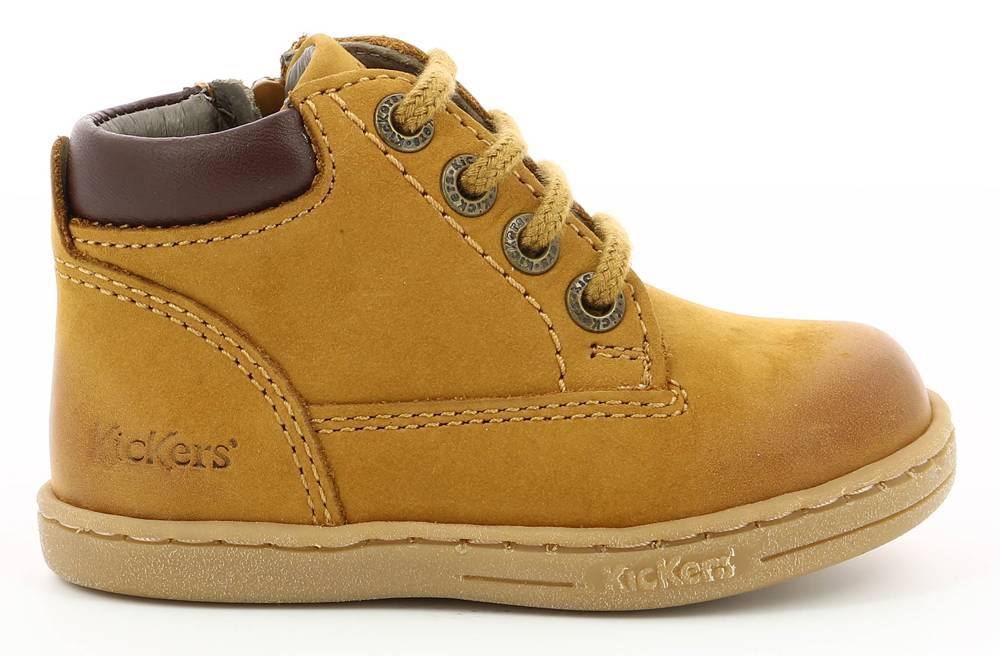 ΜΠΟΤΑΚΙ KICKERS TACKLAND 537938 ΚΑΜΕΛ/ΚΑΦΕ (EU:34)