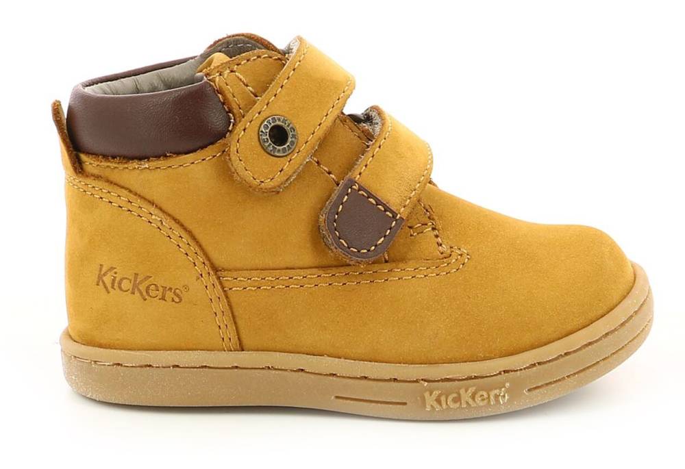 ΜΠΟΤΑΚΙ KICKERS TACKEASY 571983 ΚΑΜΕΛ/ΚΑΦΕ (EU:19)