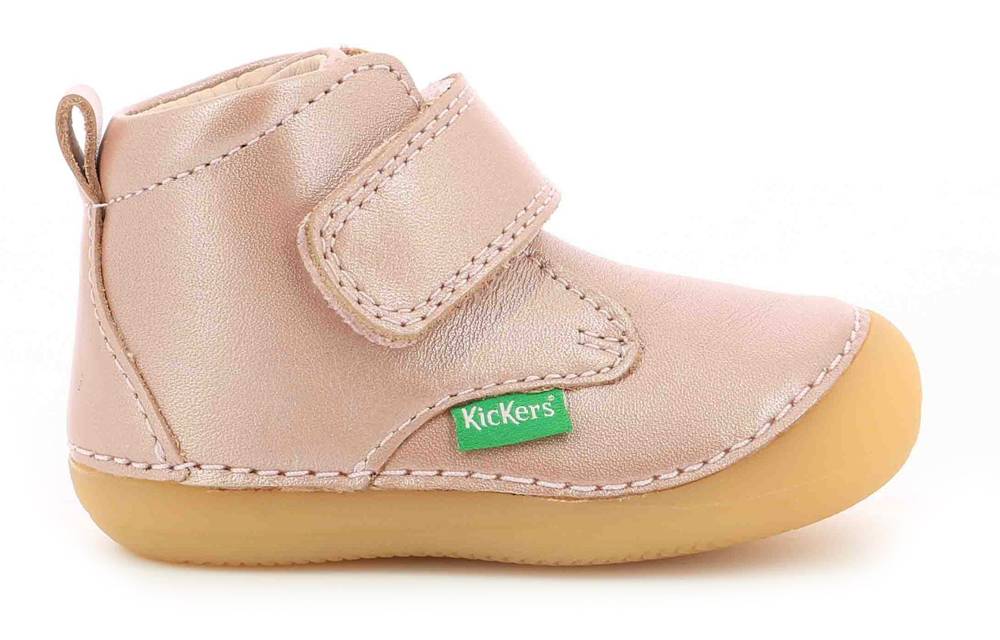 ΜΠΟΤΑΚΙ KICKERS SABIO 584344 ΡΟΖ ΜΕΤΑΛΛΙΖΕ (EU:18)