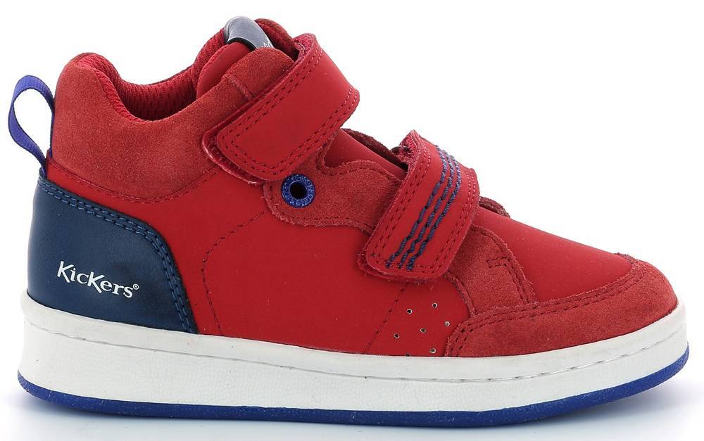 ΜΠΟΤΑΚΙ KICKERS BILBON VELC 829770 ΚΟΚΚΙΝΟ/ΣΚΟΥΡΟ ΜΠΛΕ (EU:29) KICKERS