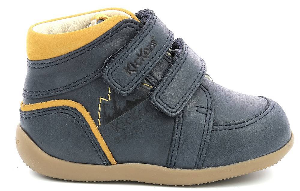 ΜΠΟΤΑΚΙ KICKERS BIKRO MOUNTAIN 878630 ΣΚΟΥΡΟ ΜΠΛΕ/ΚΑΜΕΛ (EU:22) KICKERS