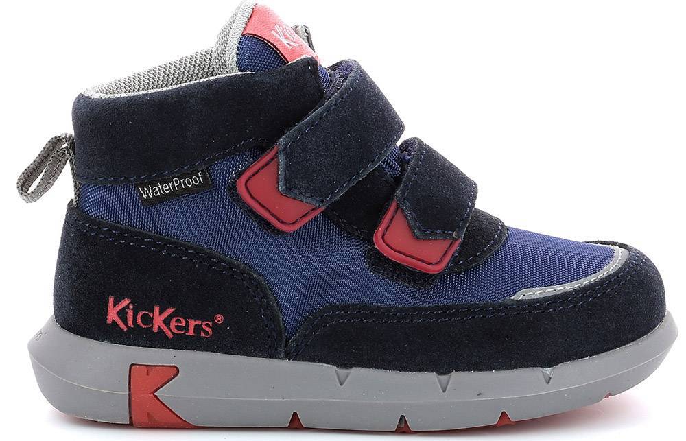 ΜΠΟΤΑΚΙΑ KICKERS JUNIBO 878780 ΣΚΟΥΡΟ ΜΠΛΕ/ΚΟΚΚΙΝΟ (EU:33)