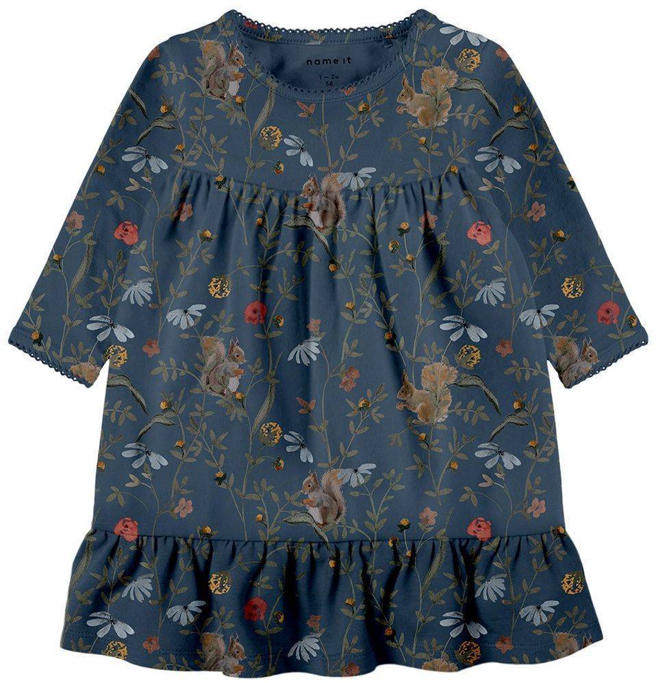 ΦΟΡΕΜΑ NAME IT 13196363 NBFRACHEL ΜΠΛΕ ΡΑΦ/ΠΟΛΥΧΡΩΜΟ (74 CM)-(9 ΜΗΝΩΝ) NAME IT