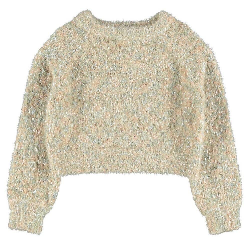 ΠΟΥΛΟΒΕΡ NAME IT 13195791 NKFRIFUL ΜΠΕΖ ΜΕΤΑΛΛΙΖΕ (122-128 CM)-(7-8 ΕΤΩΝ)