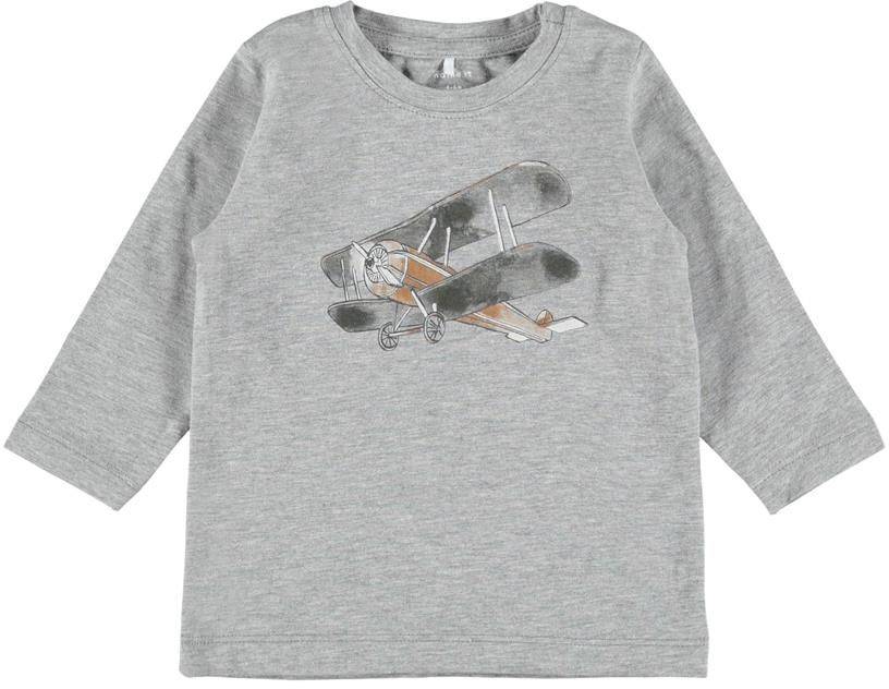 ΜΠΛΟΥΖΑ NAME IT 13196600 NBMSKJALM ΓΚΡΙ ΜΕΛΑΝΖΕ (74 CM)-(9 ΜΗΝΩΝ) NAME IT