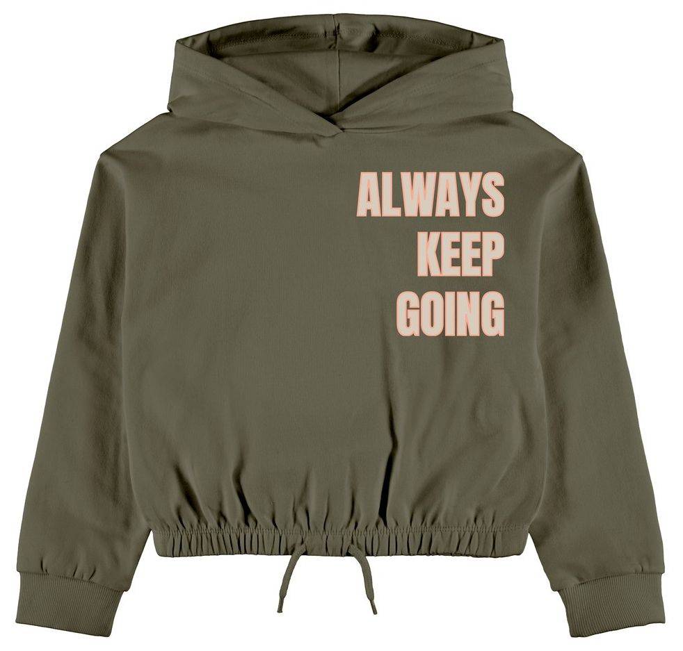 HOODIE NAME IT 13194371 NKFVIALA ΧΑΚΙ (122-128 CM)-(7-8 ΕΤΩΝ) NAME IT