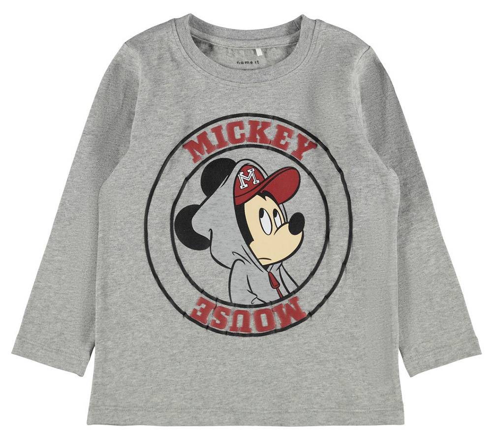 ΜΠΛΟΥΖΑ NAME IT 13193886 NMMMICKEY ΓΚΡΙ ΜΕΛΑΝΖΕ (110 CM)-(5 ΕΤΩΝ) NAME IT
