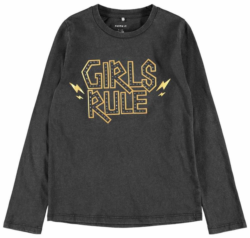 ΜΠΛΟΥΖΑ NAME IT 13195248 NKFNEBEL ΜΑΥΡΟ (134-140 CM)-(9-10 ΕΤΩΝ)