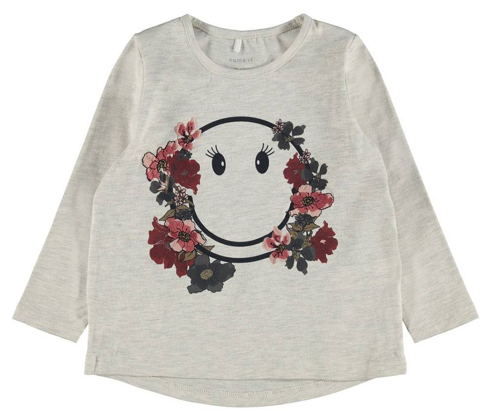 ΜΠΛΟΥΖΑ NAME IT 13193948 NMFHAPPY ΑΝΟΙΧΤΟ ΓΚΡΙ ΜΕΛΑΝΖΕ (110 CM)-(5 ΕΤΩΝ)