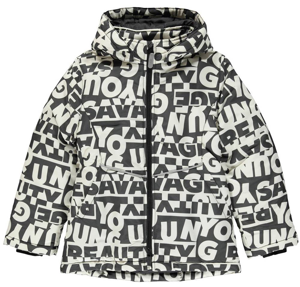 ΜΠΟΥΦΑΝ NAME IT 13193205 NKFMAXI ΜΑΥΡΟ/ΛΕΥΚΟ (128 CM)-(8 ΕΤΩΝ)