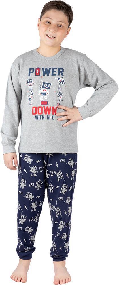 ΠΥΤΖΑΜΕΣ NINA CLUB 141 ΓΚΡΙ/ΜΠΛΕ (116-120CM)-(6 ΕΤΩΝ) NINA CLUB