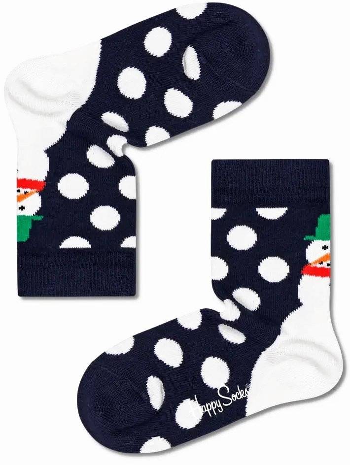 ΚΑΛΤΣΕΣ HAPPY SOCKS KIDS JUMBO SNOWMAN SOCK KJSS01-6500 (EU:24-26) HAPPY SOCKS