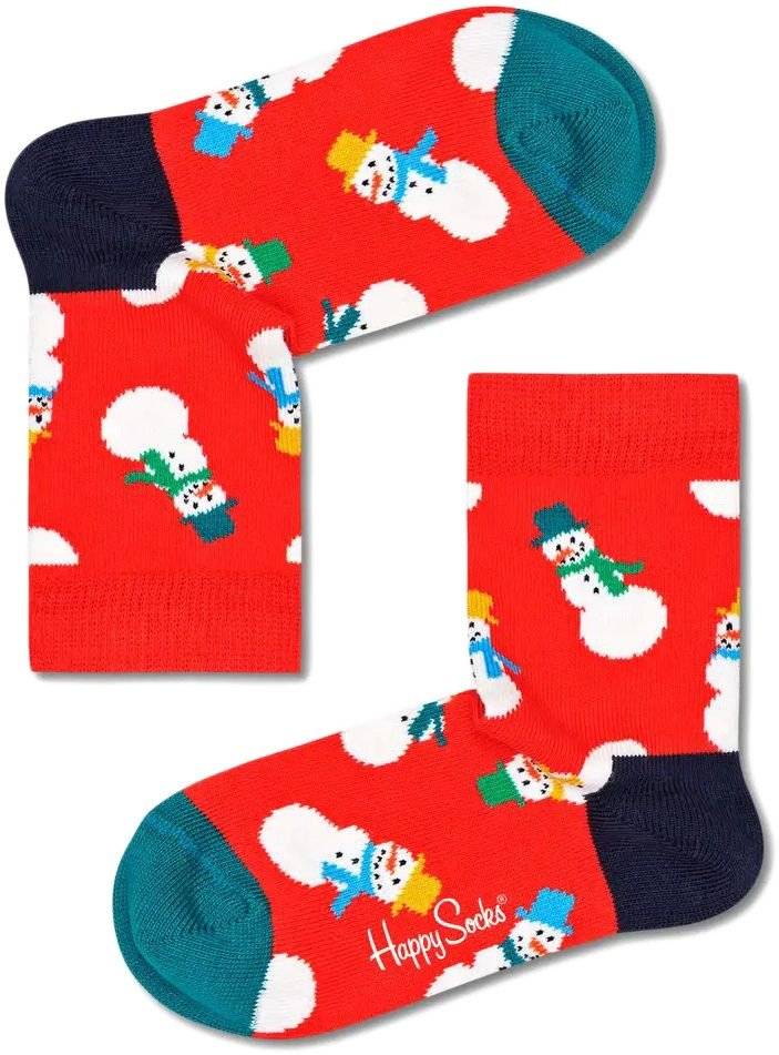 ΚΑΛΤΣΕΣ HAPPY SOCKS 2-PACK KIDS SNOWMAN SOCKS KSNS02-4300 (EU:33-35) HAPPY SOCKS