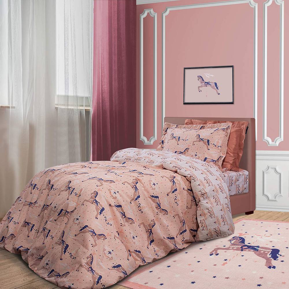 ΣΕΤ ΣΕΝΤΟΝΙΑ ΜΟΝΑ GREENWICH POLO CLUB 2923 ΡΟΖ ΜΩΒ 170X260CM GREENWICH POLO CLUB