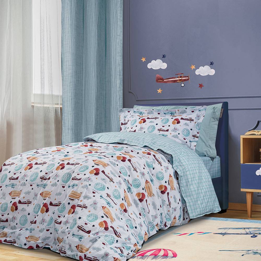 GREENWICH POLO CLUB ΣΕΤ ΠΑΠΛΩΜΑΤΟΘΗΚΗ ΜΟΝΗ GREENWICH POLO CLUB 8811 ΓΚΡΙ ΣΙΕΛ 160X240CM