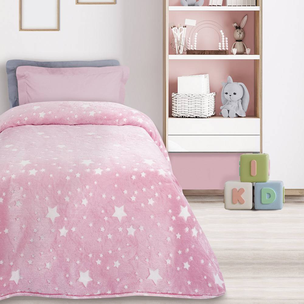 ΚΟΥΒΕΡΤΑ DAS HOME FLEECE 4770 ΡΟΖ 160X220CM DAS HOME