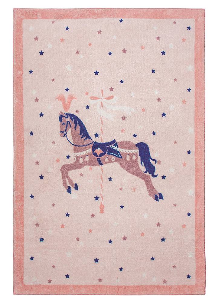 ΧΑΛΙ GREENWICH POLO CLUB 3007 ΡΟΖ ΜΩΒ 110X160CM GREENWICH POLO CLUB