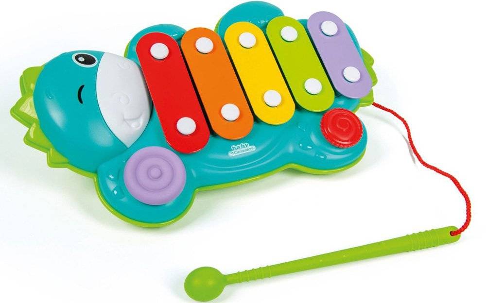 ΒΡΕΦΙΚΟ ΜΟΥΣΙΚΟ ΞΥΛΟΦΩΝΟ BABY CLEMENTONI ΔΕΙΝΟΣΑΥΡΑΚΙ (18+ ΜΗΝΩΝ)