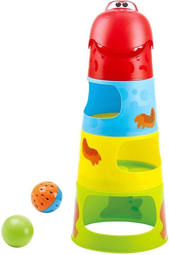 PLAYGO ΤΑΙΡΙΑΖΩ ΚΑΙ ΣΤΙΒΑΖΩ ΤΗΝ ΠΥΡΑΜΙΔΑ ΤΟΥ ΔΕΙΝΟΣΑΥΡΟΥ PLAYGO DINO STACK AND ROLL 6ΤΜΧ (2368)