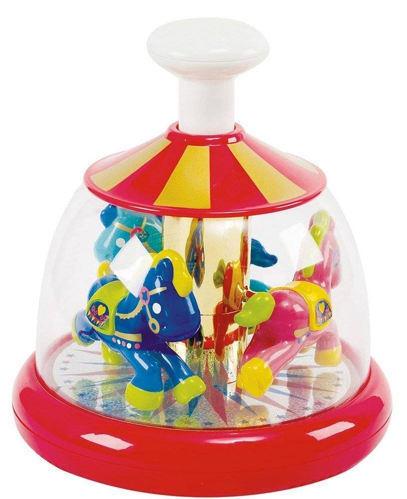 PLAYGO ΠΕΡΙΣΤΡΕΦΟΜΕΝΟ ΚΑΡΟΥΖΕΛ PLAYGO PUSH N SPIN CAROUSEL (1611)