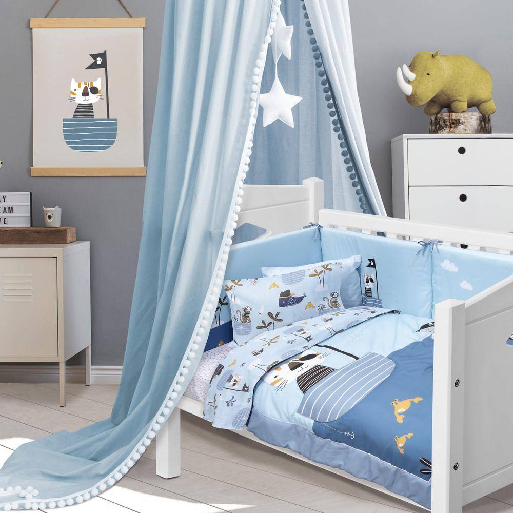 ΚΟΥΒΕΡΛΙ BABY FUN DIGITAL 4748 ΜΠΛΕ 110Χ150CM