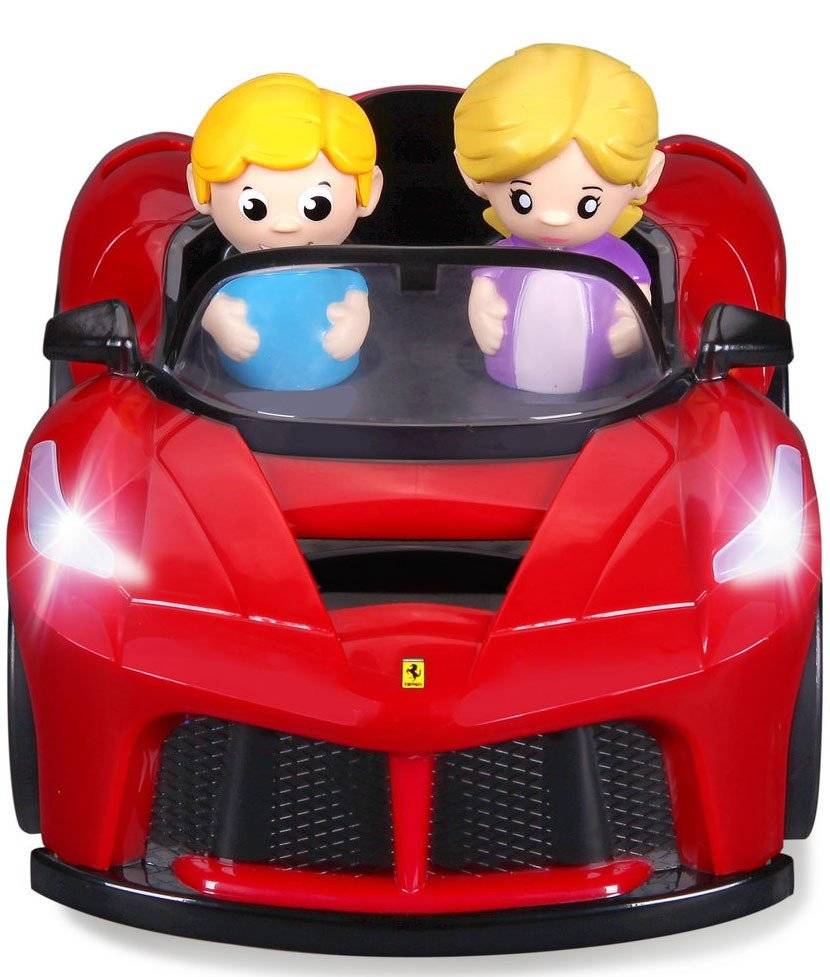 FERRARI POPPIN DRIVERS BBURAGO JUNIOR ΚΟΚΚΙΝΟ ΜΕ ΦΩΤΑ ΚΑΙ ΗΧΟΥΣ