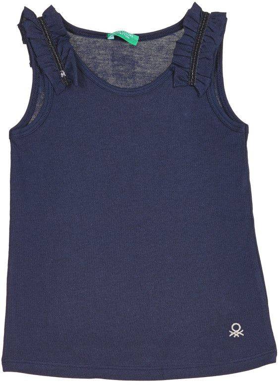 BENETTON ΜΠΛΟΥΖΑ ΑΜΑΝΙΚΗ BENETTON CA ΣΚΟΥΡΟ ΜΠΛΕ (82 CM)-(1-2 ΕΤΩΝ)