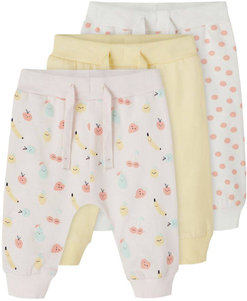 NAME IT ΣΕΤ ΠΑΝΤΕΛΟΝΙΑ NAME IT 13201823 NBFDAIVA ΛΕΥΚΟ/ΚΙΤΡΙΝΟ 3ΤΜΧ (68 CM)-(6 ΜΗΝΩΝ)