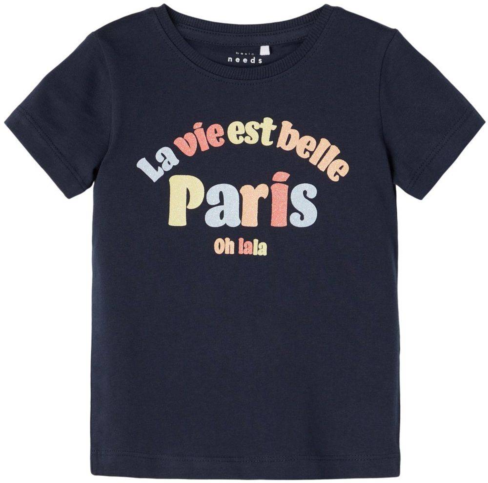 T-SHIRT NAME IT 13200528 NMFVEEN ΣΚΟΥΡΟ ΜΠΛΕ (92 CM)-(2 ΕΤΩΝ)
