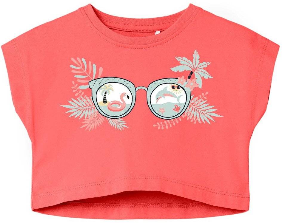 CROP TOP NAME IT 13200544 NMFVILMA ΚΟΡΑΛΙ (92 CM)-(2 ΕΤΩΝ)