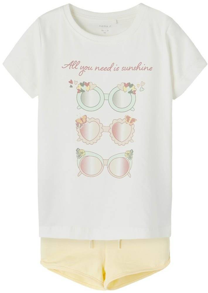 ΣΕΤ ΡΟΥΧΩΝ NAME IT 13198491 NMFJOLEAN ΛΕΥΚΟ/ΑΝΟΙΧΤΟ ΚΙΤΡΙΝΟ (80 CM)-(1 ΕΤΟΥΣ) NAME IT